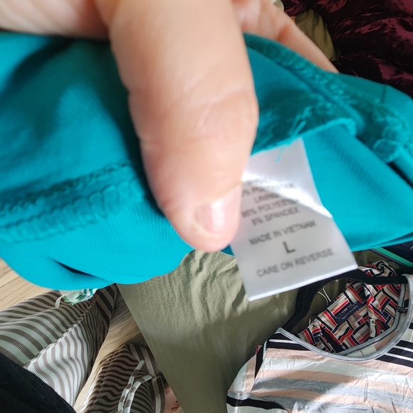 New York & Co Womens Teal Sleeveless Blouse Size L BNWT - Picture 5 of 6